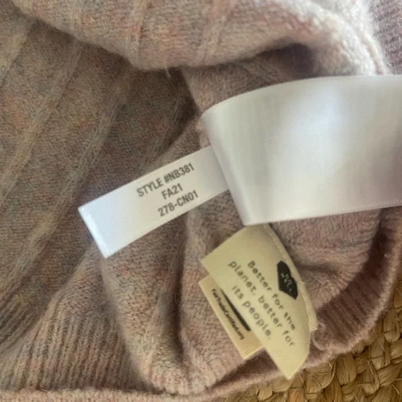 Madewell Striped Bowden Henley Sweater in Coziest Yarn 💗 size small - Picture 8 of 11